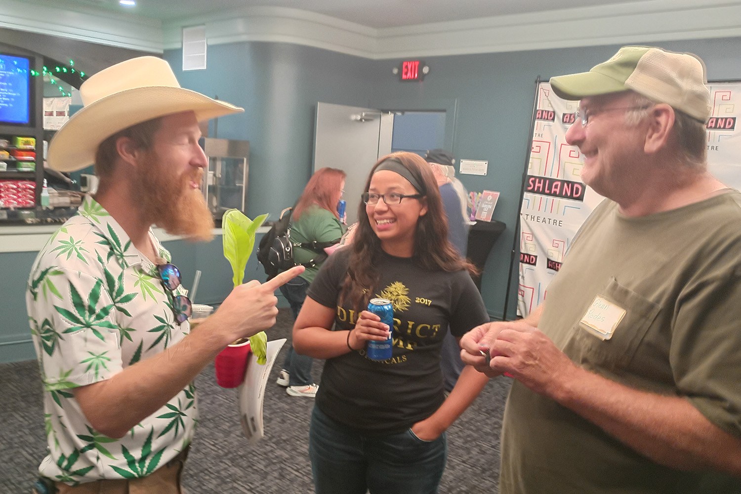 Prof. Nate Miller, Barbara Biddle and Glenn Rodes