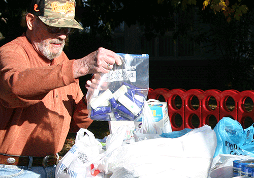 Peacemaker and Hurricane Helene Food Drive