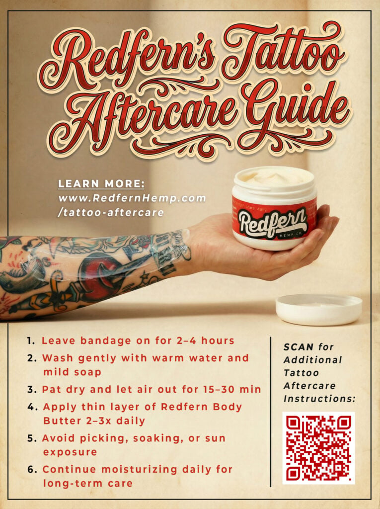 Redfern Hemp Co Tattoo Aftercare Product 